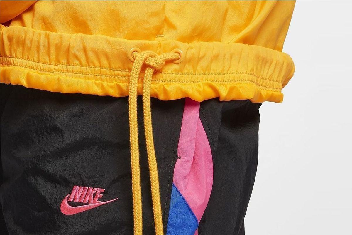 Nike woven vw jacket yellow pink hotsell